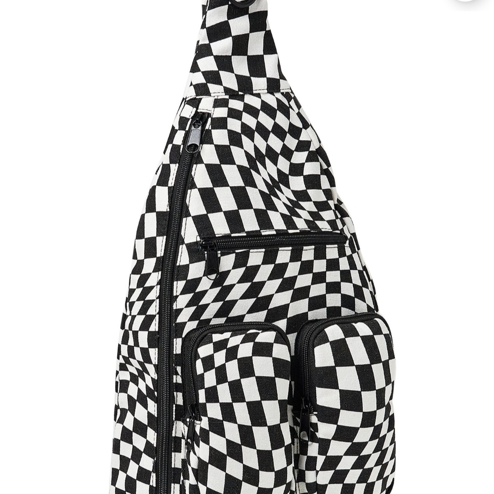 Checkered Sling Backpack - Picture 6 of 11